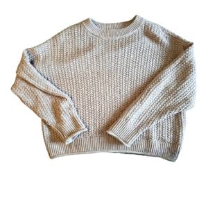 Knit universal thread muted purple sweater